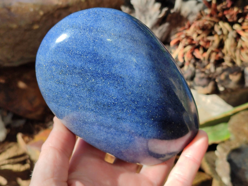 Polished Lazulite Standing Free Forms x 2 From Madagascar - Toprock Gemstones and Minerals 