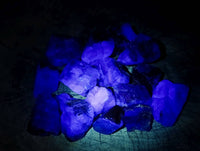 Natural Watermelon Fluorite Cobbed Specimens x 16 From Uis, Namibia
