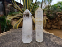 Polished Mixed Quartz Crystals x 6 From Madagascar - Toprock Gemstones and Minerals 