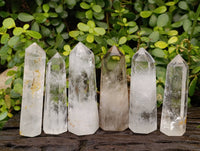Polished Mixed Quartz Crystals x 6 From Madagascar - Toprock Gemstones and Minerals 