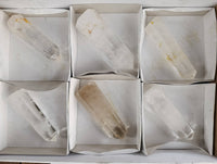 Polished Mixed Quartz Crystals x 6 From Madagascar - Toprock Gemstones and Minerals 