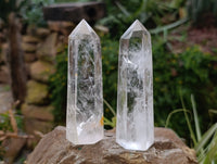 Polished Mixed Quartz Crystals x 6 From Madagascar - Toprock Gemstones and Minerals 
