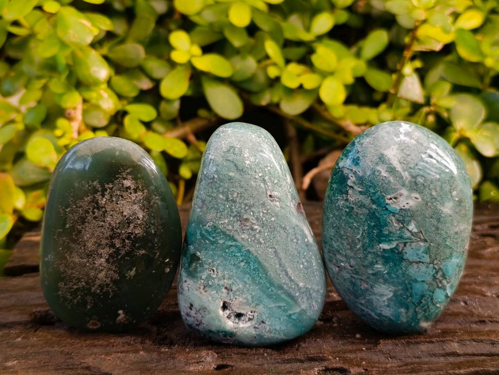 Polished On One Side Mtorolite Plates x 6 From Mutorashanga, Zimbabwe - Toprock Gemstones and Minerals 