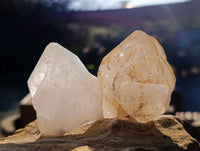 Natural Assortment Of Brandberg Quartz Formations x 12 From Namibia