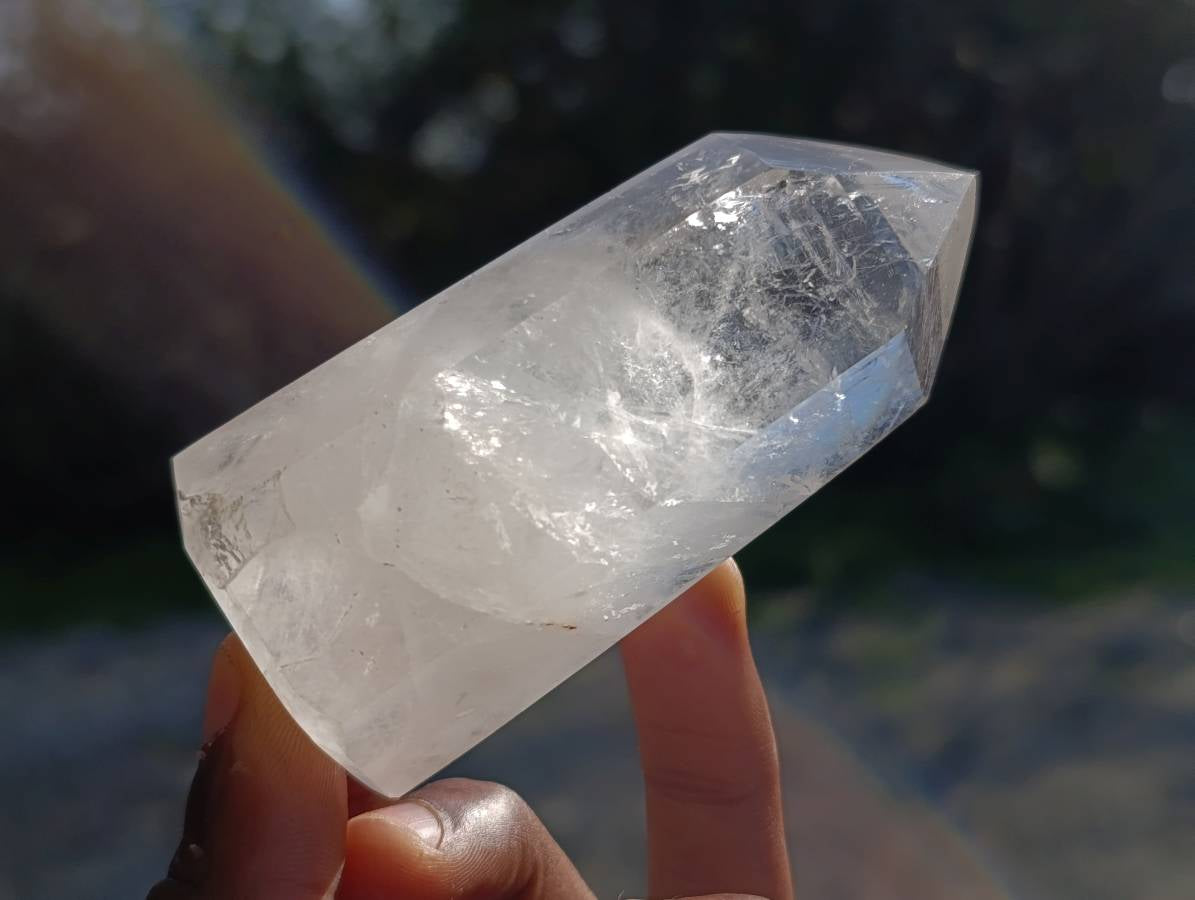 Polished Clear Quartz Crystals x 6 From Madagascar - Toprock Gemstones and Minerals 