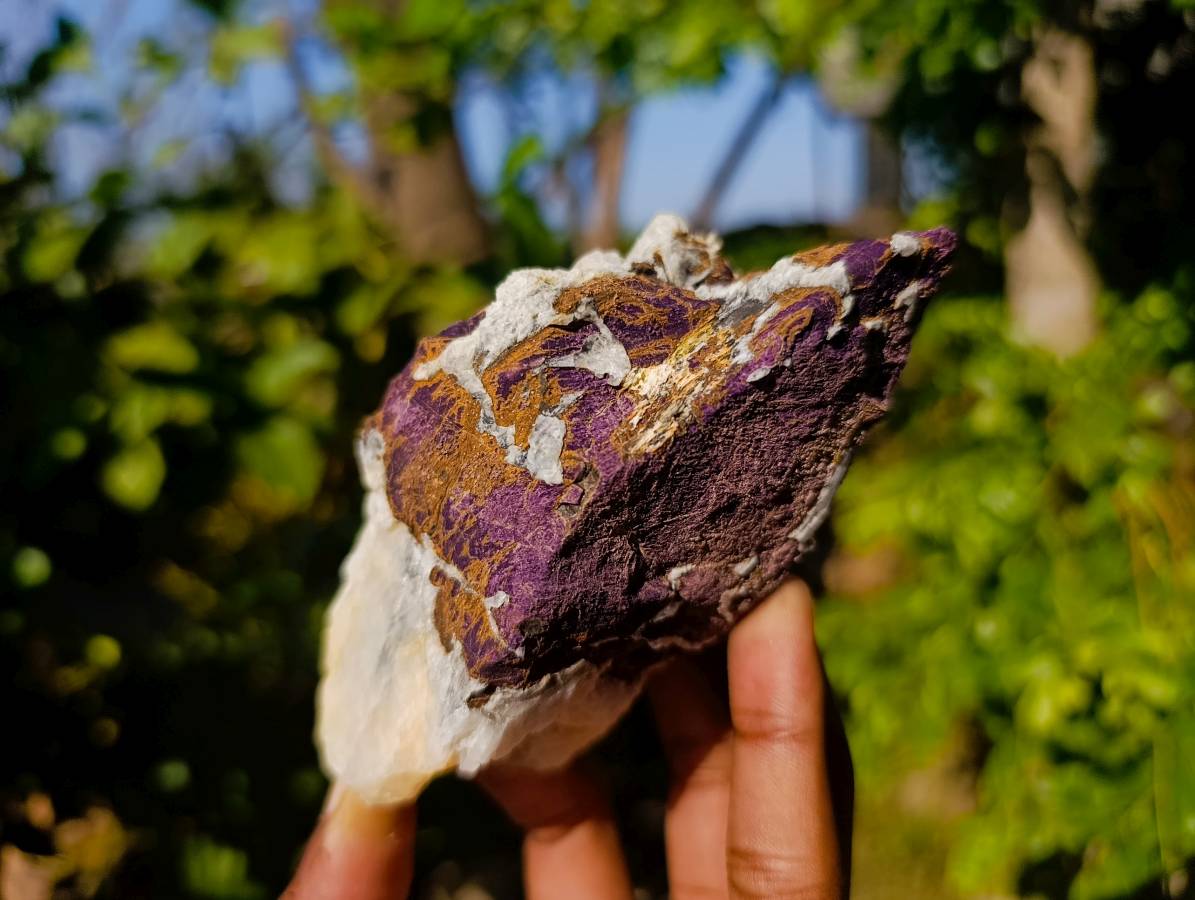 Natural Metallic Purpurite Specimens x 6 From Erongo, Namibia - Toprock Gemstones and Minerals 