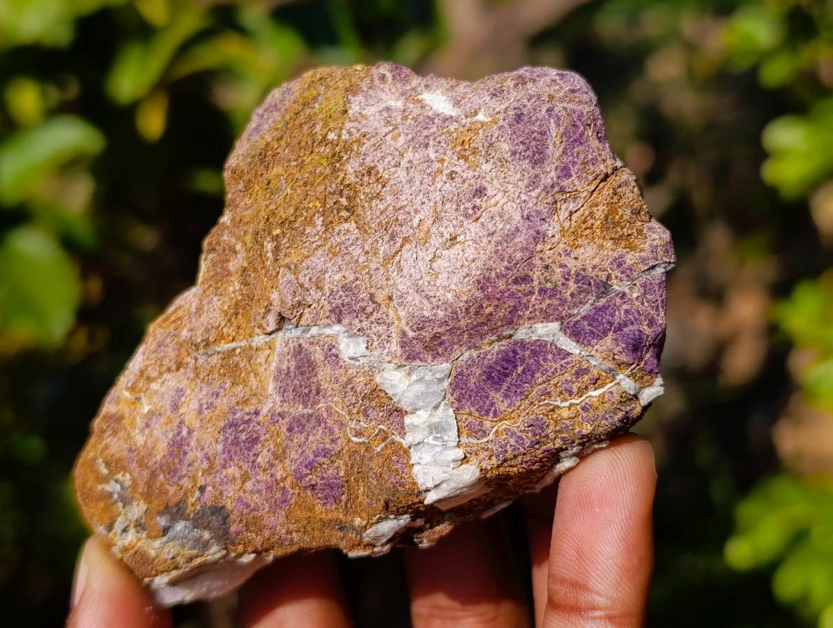 Natural Metallic Purpurite Specimens x 6 From Erongo, Namibia - Toprock Gemstones and Minerals 