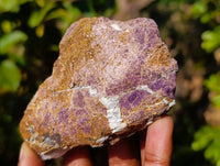 Natural Metallic Purpurite Specimens x 6 From Erongo, Namibia
