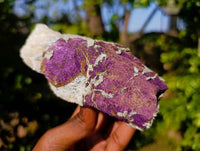 Natural Metallic Purpurite Specimens x 6 From Erongo, Namibia