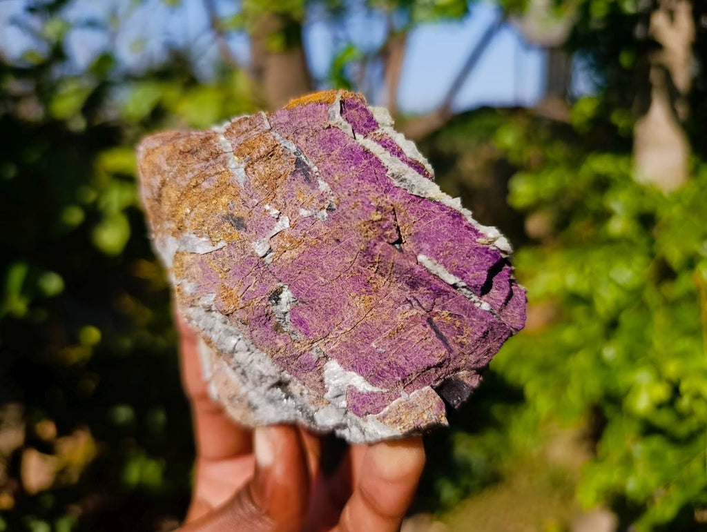 Natural Metallic Purpurite Specimens x 6 From Erongo, Namibia - Toprock Gemstones and Minerals 