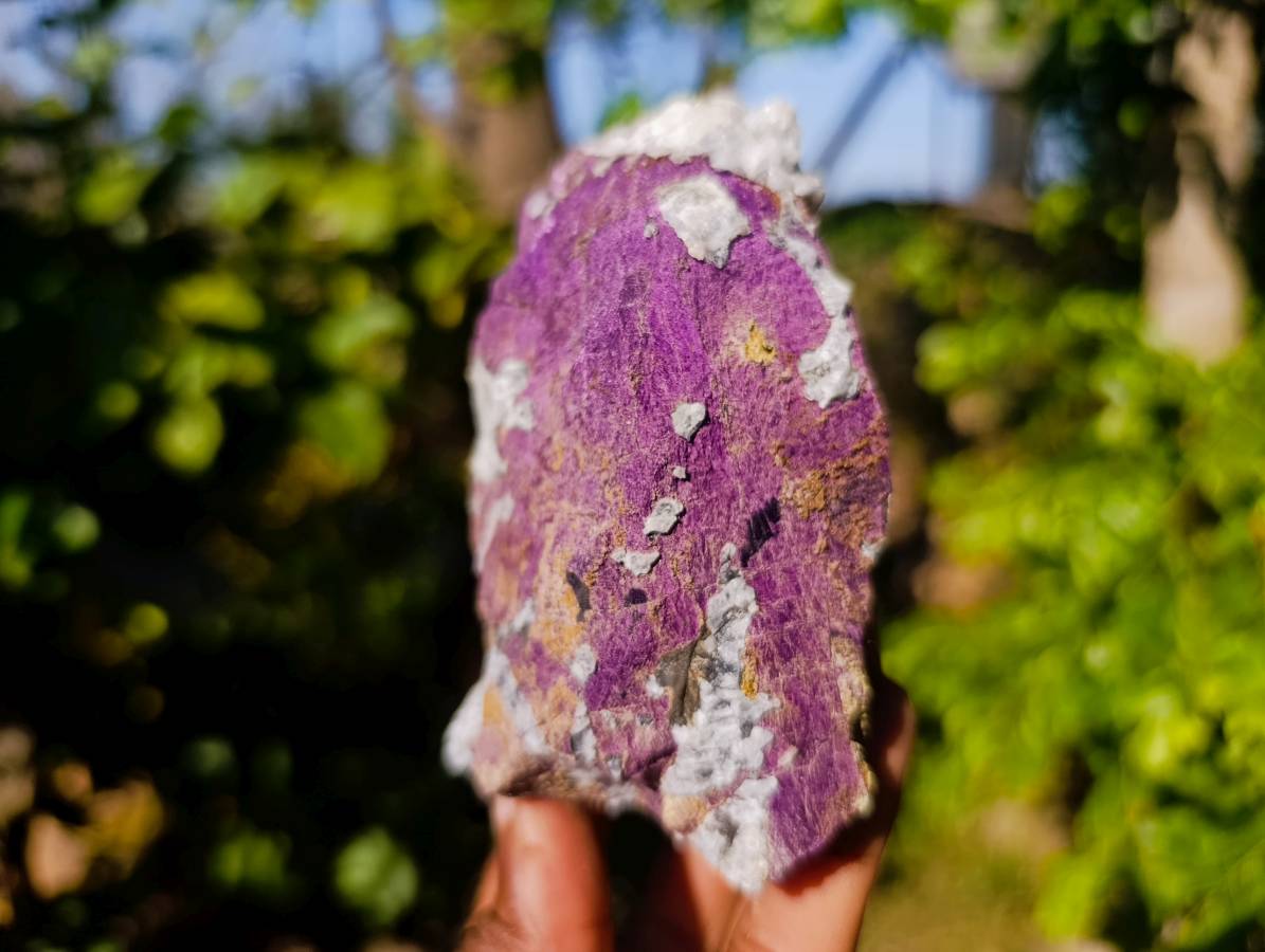 Natural Metallic Purpurite Specimens x 6 From Erongo, Namibia - Toprock Gemstones and Minerals 