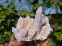 Natural Amethyst Spirit Quartz Clusters x 2 From Boekenhouthoek, South Africa - Toprock Gemstones and Minerals 