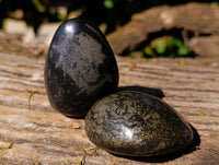 Polished Basalt Pharaoh Stone Palm Stones x 6 From Iron Duke Mine, Zimbabwe - Toprock Gemstones and Minerals 