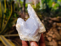 Natural Blue Lace Agate Geode Specimens x 24 From Nsanje, Malawi