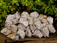 Natural Red Pyrope Garnet Crystals in Quartz Feldspar Matrix x 24 From Namibia