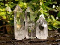 Polished Clear Quartz Crystals x 24 From Madagascar