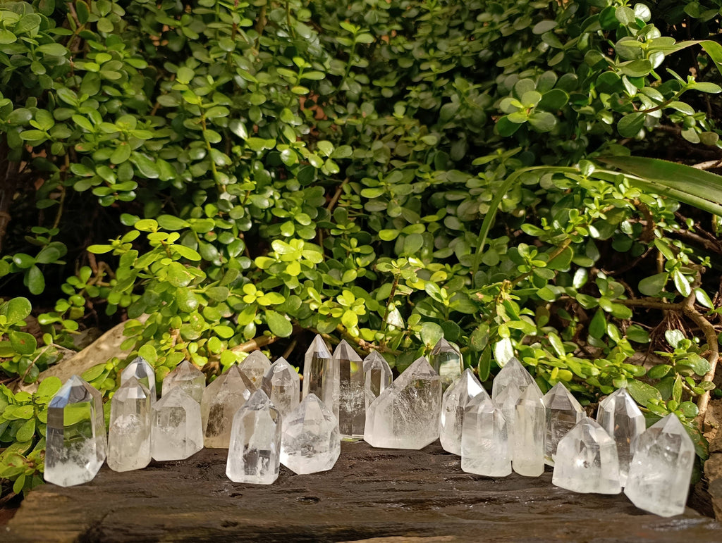Polished Clear Quartz Crystals x 24 From Madagascar - Toprock Gemstones and Minerals 
