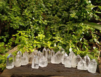 Polished Clear Quartz Crystals x 24 From Madagascar