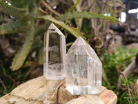 Polished Clear Quartz Crystals x 24 From Madagascar