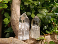 Polished Clear Quartz Crystals x 24 From Madagascar