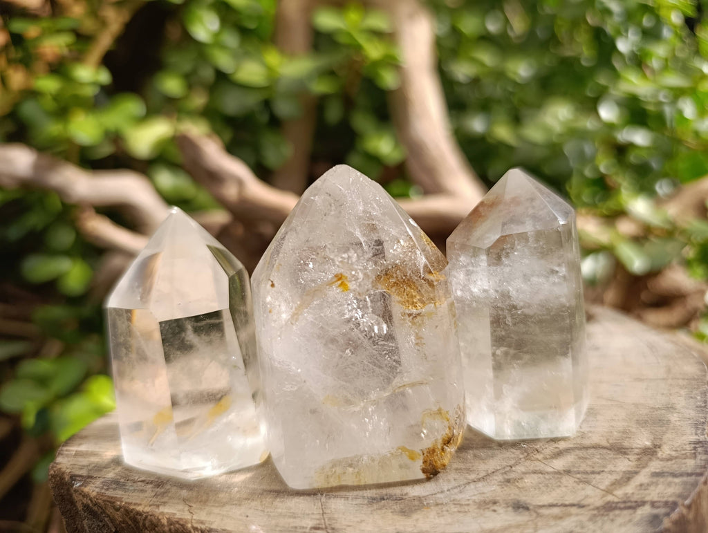 Polished Clear Quartz Crystals x 24 From Madagascar - Toprock Gemstones and Minerals 
