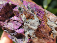 Natural Metallic Purpurite Specimens x 3 From Erongo, Namibia