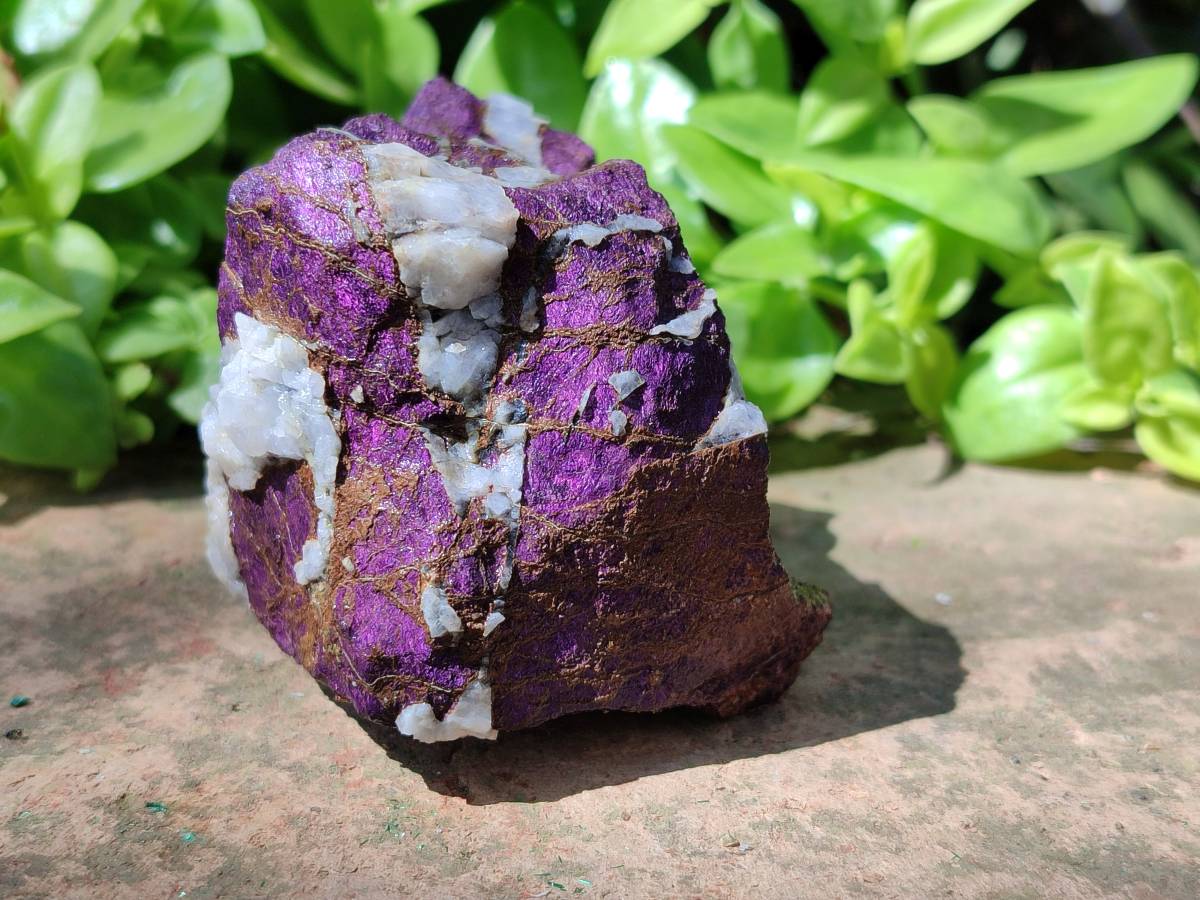 Natural Metallic Purpurite Specimens x 3 From Erongo, Namibia - Toprock Gemstones and Minerals 