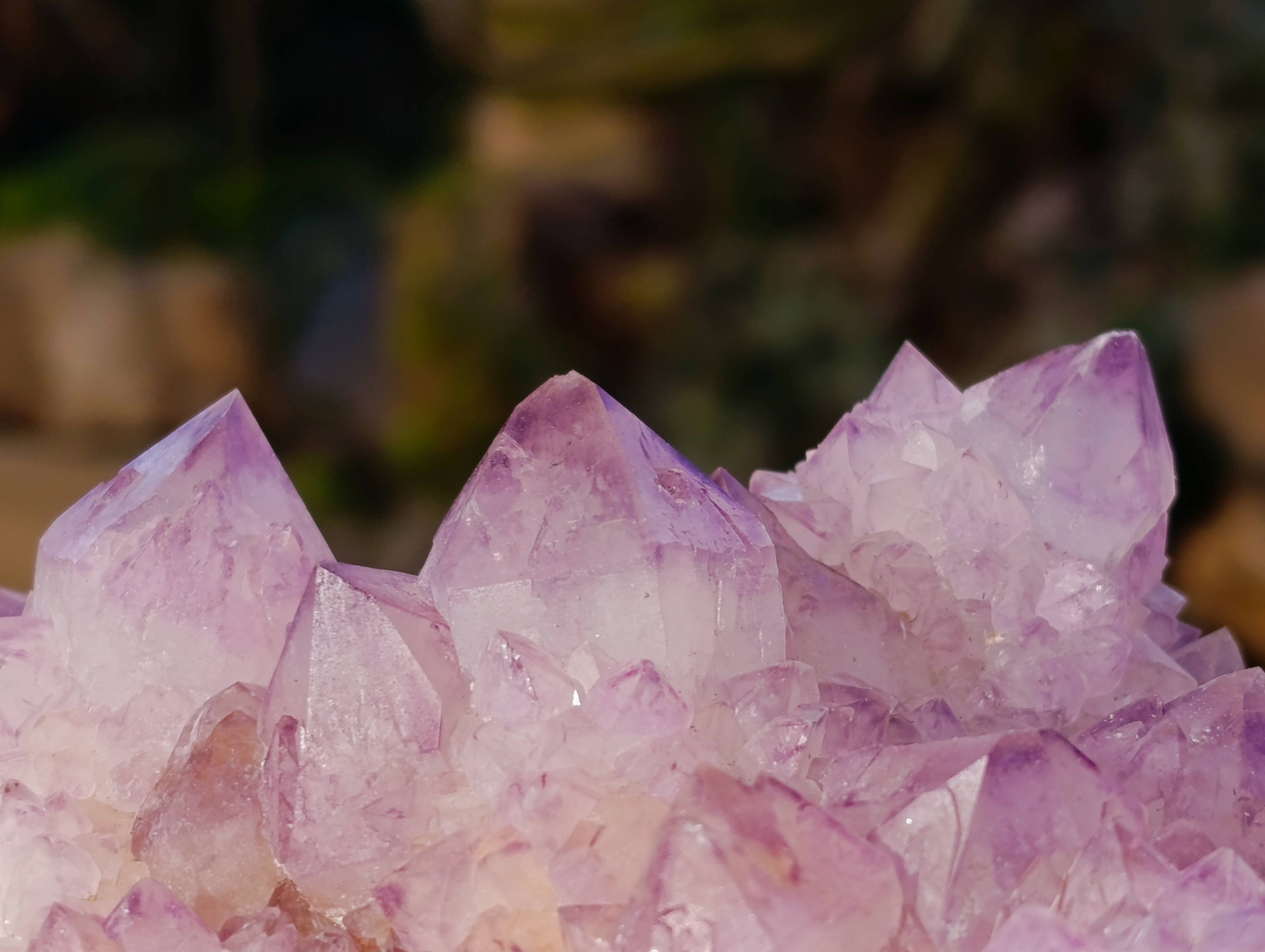 Natural Amethyst Spirit Quartz Clusters x 2 From Boekenhouthoek, South Africa - Toprock Gemstones and Minerals 