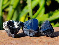 Natural Schorl Black Tourmaline Specimens x 74 From Erongo, Namibia