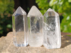 Polished Clear Quartz Crystals x 20 From Madagascar - Toprock Gemstones and Minerals 