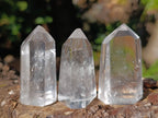 Polished Clear Quartz Crystals x 20 From Madagascar - Toprock Gemstones and Minerals 