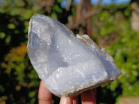 Natural Blue Lace Agate Geode Specimens x 6 From Nsanje, Malawi