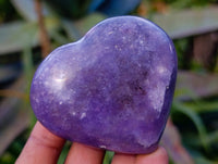 Polished Lepidolite With Pink Rubellite Hearts x 6 From Ambatondrazaka, Madagascar