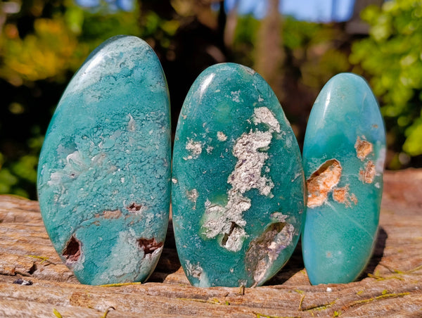 Polished Emerald Mtorolite Free Forms x 25 From Mutorashanga, Zimbabwe