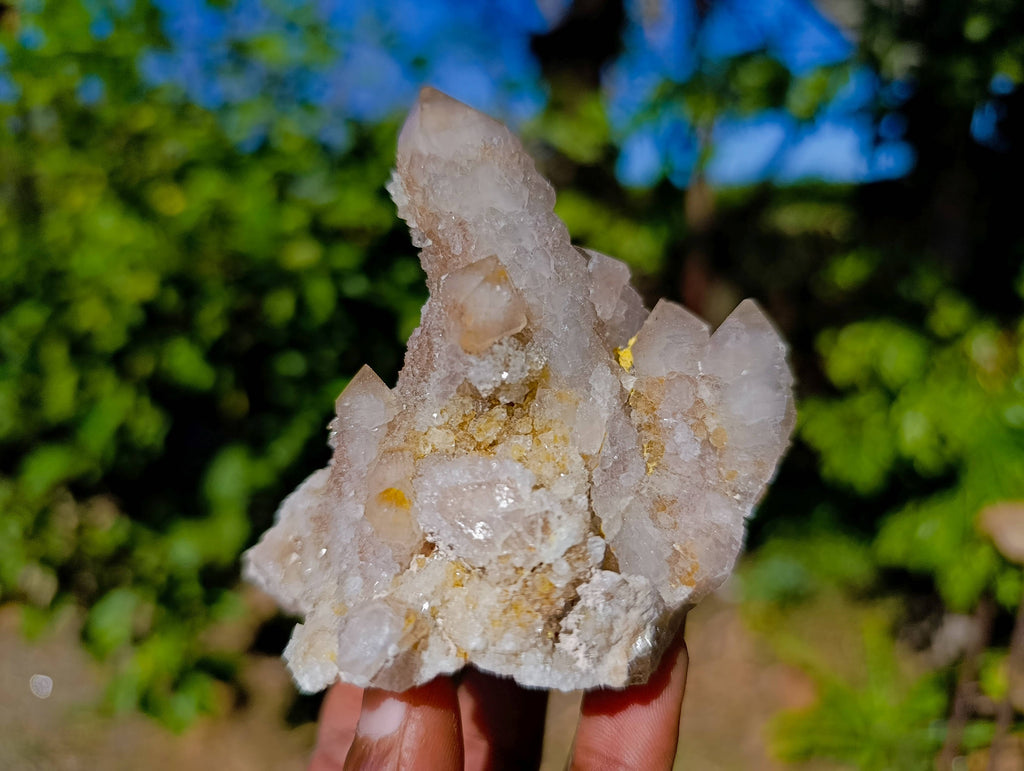 Natural Spirit Quartz Specimens x 4 From Boekenhouthoek, South Africa - Toprock Gemstones and Minerals 