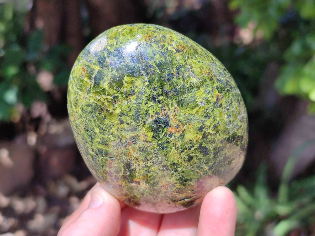 Polished Green Opal Standing Free Form x 4 From Betroka, Madagascar - Toprock Gemstones and Minerals 