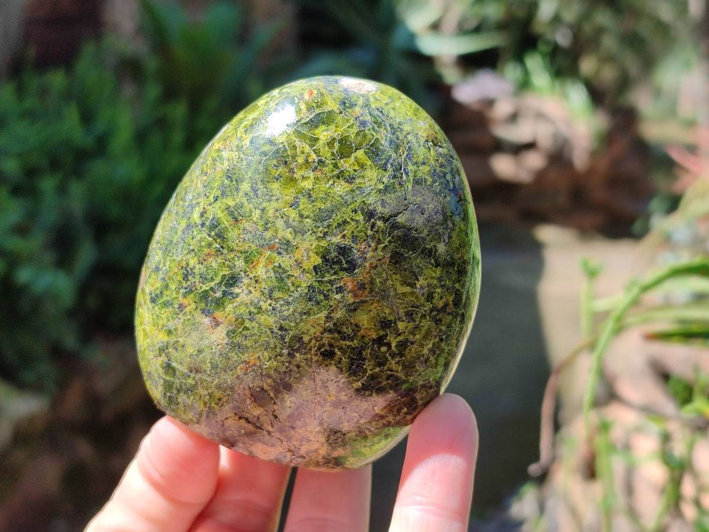 Polished Green Opal Standing Free Form x 4 From Betroka, Madagascar - Toprock Gemstones and Minerals 