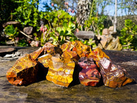 Natural Nguni Jasper Cobbed Specimens x 12 From Prieska, South Africa