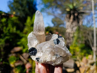 Natural Smokey Quartz Clusters x 3 From Erongo, Namibia