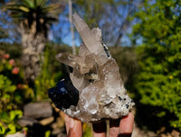 Natural Smokey Quartz Clusters x 3 From Erongo, Namibia