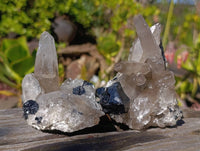 Natural Smokey Quartz Clusters x 3 From Erongo, Namibia