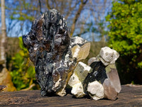 Natural Smokey Quartz Clusters x 3 From Erongo, Namibia
