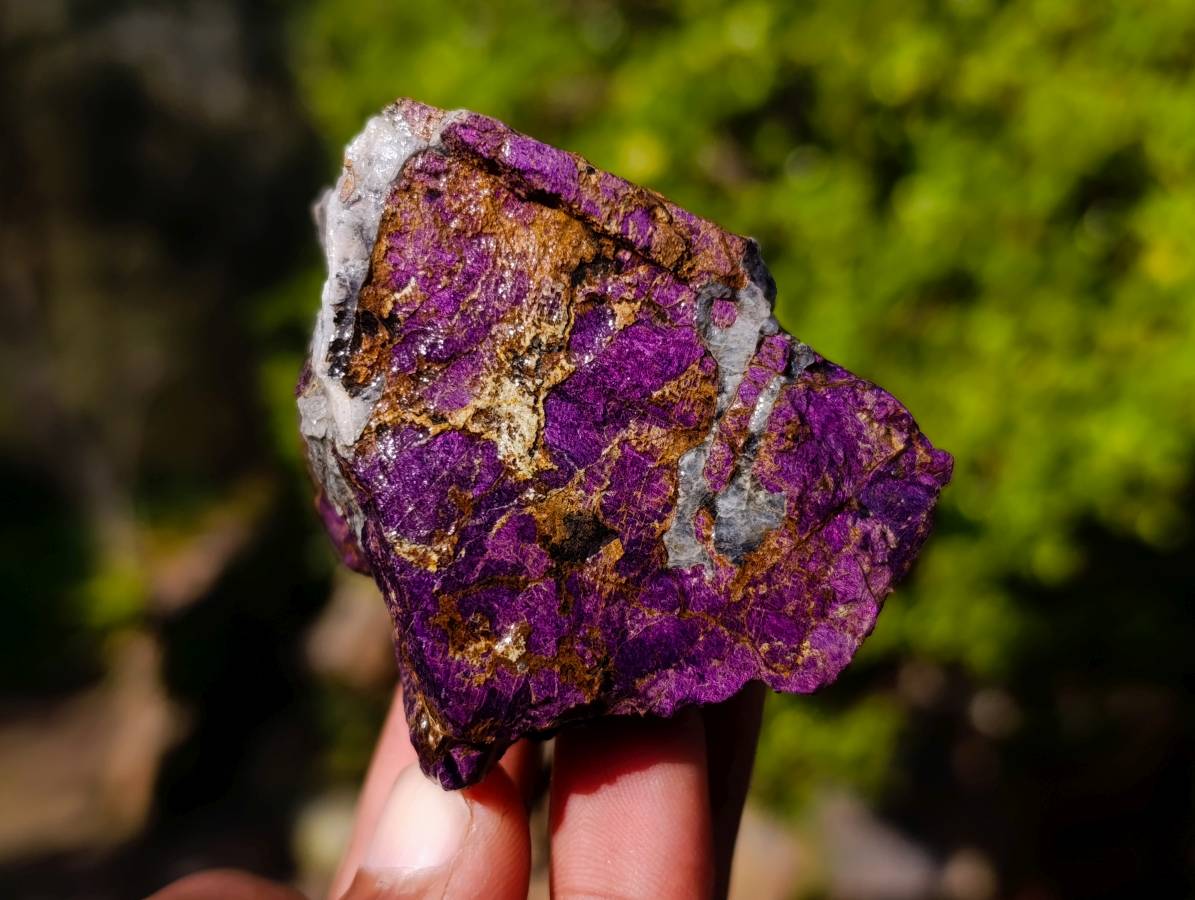 Natural Metallic Purpurite Cobbed Specimens x 12 From Erongo, Namibia - Toprock Gemstones and Minerals 