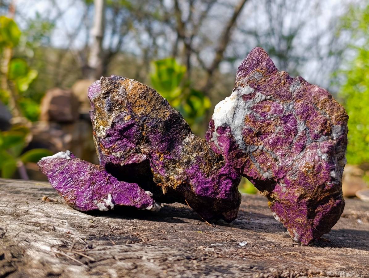 Natural Metallic Purpurite Cobbed Specimens x 12 From Erongo, Namibia - Toprock Gemstones and Minerals 