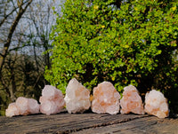 Natural Amethyst Spirit Quartz Clusters x 6 From South Africa