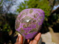 Polished Stichtite Standing Free Forms x 2 From Barberton, South Africa