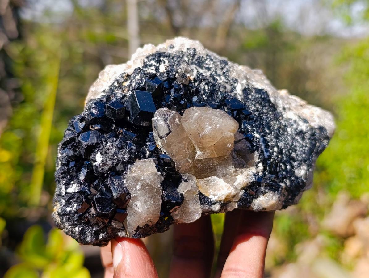Natural Schorl Black Tourmaline Specimens x 3 From Namibia - Toprock Gemstones and Minerals 