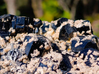 Natural Schorl Black Tourmaline Specimens x 3 From Namibia