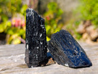 Natural Schorl Black Tourmaline Specimens x 12 From Namibia - Toprock Gemstones and Minerals 