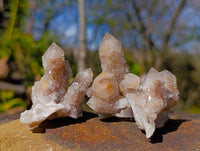 Natural Mixed Spirit Quartz Crystals x 35 From South Africa